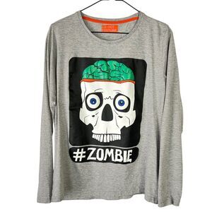 Marks & Spencer Do Not Disturb Zombie Skull Puff Eye Youth 15-16 Years Sleep Top